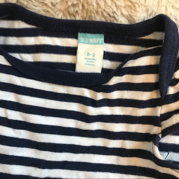 Given to a friend Striped baby girl dress - Picture 3 of 3